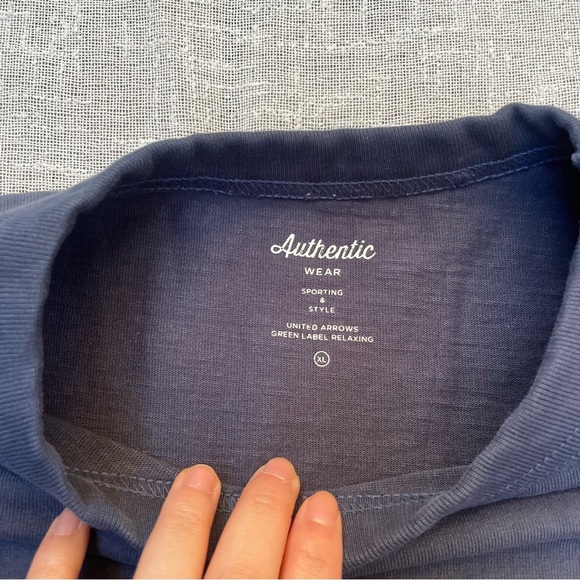 Tokyo Japan United Arrows Heavyweight Crew Neck Pocket Tee - Picture 7 of 9